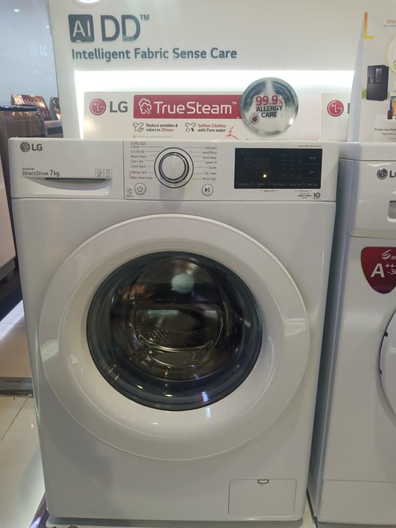 Lg Front Load Washing Machine Inverter, TV & Home Appliances, Washing