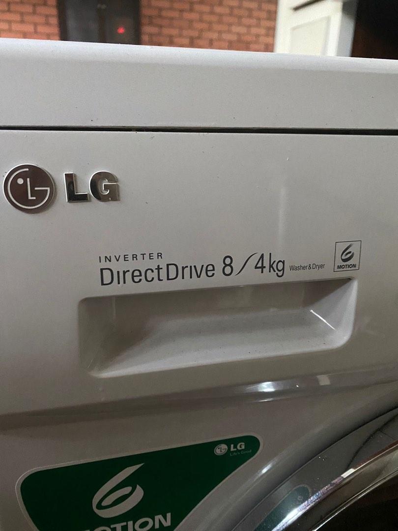 LG Inverter Direct Drive 8kg, TV & Home Appliances, Washing Machines