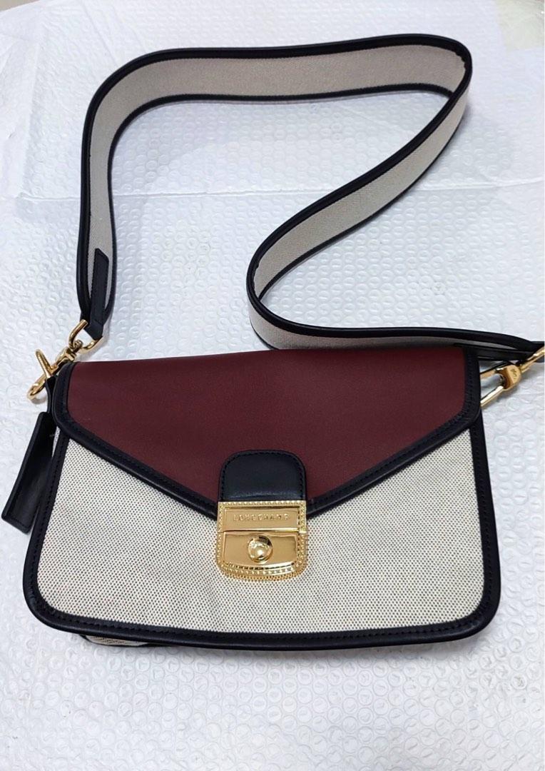 Mademoiselle longchamp online toile bag s