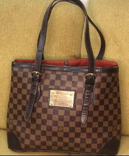 Authenticated Used Louis Vuitton Hampstead MM N51204 Damier Canvas