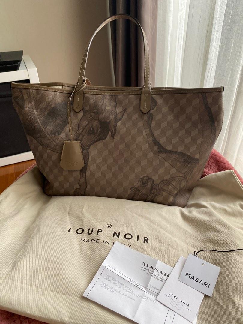Loup noir discount shopper bag small