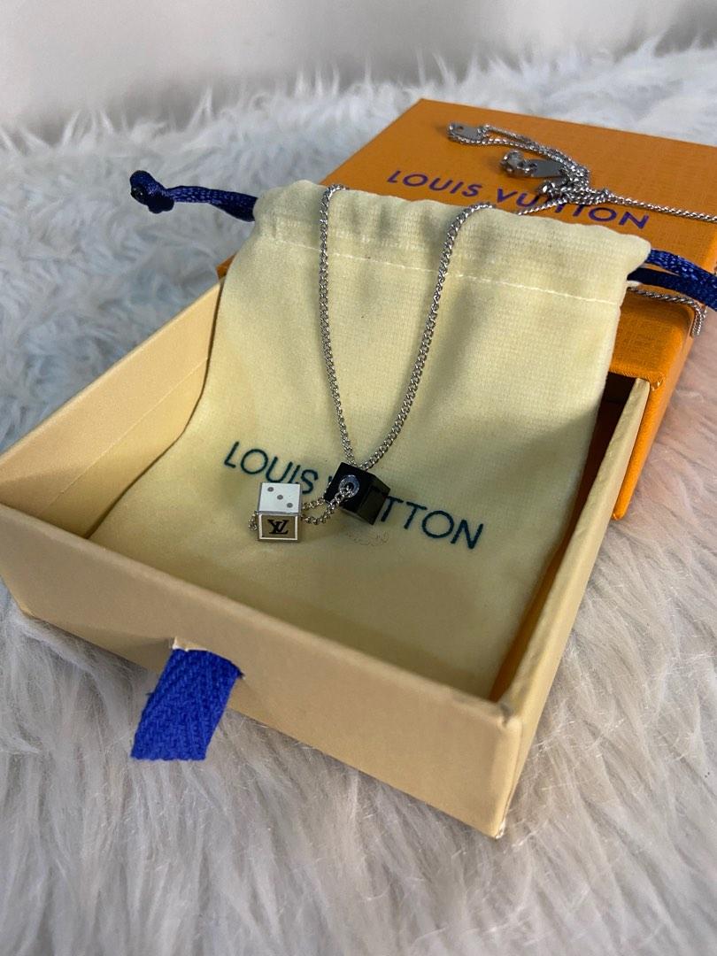 Louis Vuitton cube dice necklace preorder, Men's Fashion, Watches &  Accessories, Jewelry on Carousell