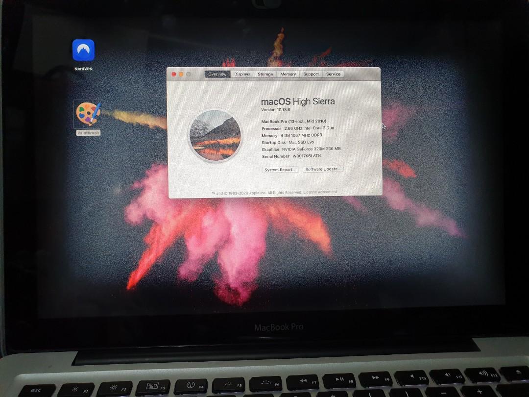 MacBook Pro 13-inch Mid 2010 (Category: Laptops & Notebooks) located in Quezon City. Submitted by icurateshoppe (Listing ID 1186819213, Image 3). Description: Upgraded MacBook Pro Mid 2010 13inches 8GB RAM 250GB SSD Working Camera, backlit keyboard, sounds, bluetooth, and smooth trackpad. Already replaced with new battery kaya may laban na. Honest issues: Grains on the LCD due to storage Built in WIFI is no longer working but with the replaced Wi