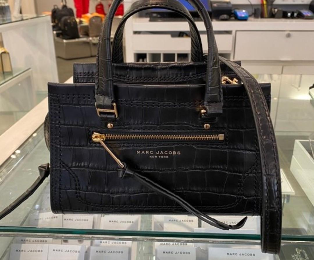 Marc Jacobs cruiser croc embossed leather, Women