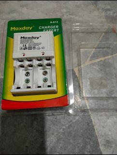 Maxday Charger Rechargeable Battery for AA / AAA / 9V  BRAND NEW