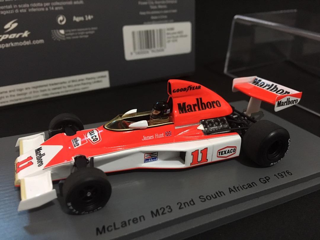 McLaren Ford 1976 M23 South Africa GP James Hunt #11 F1