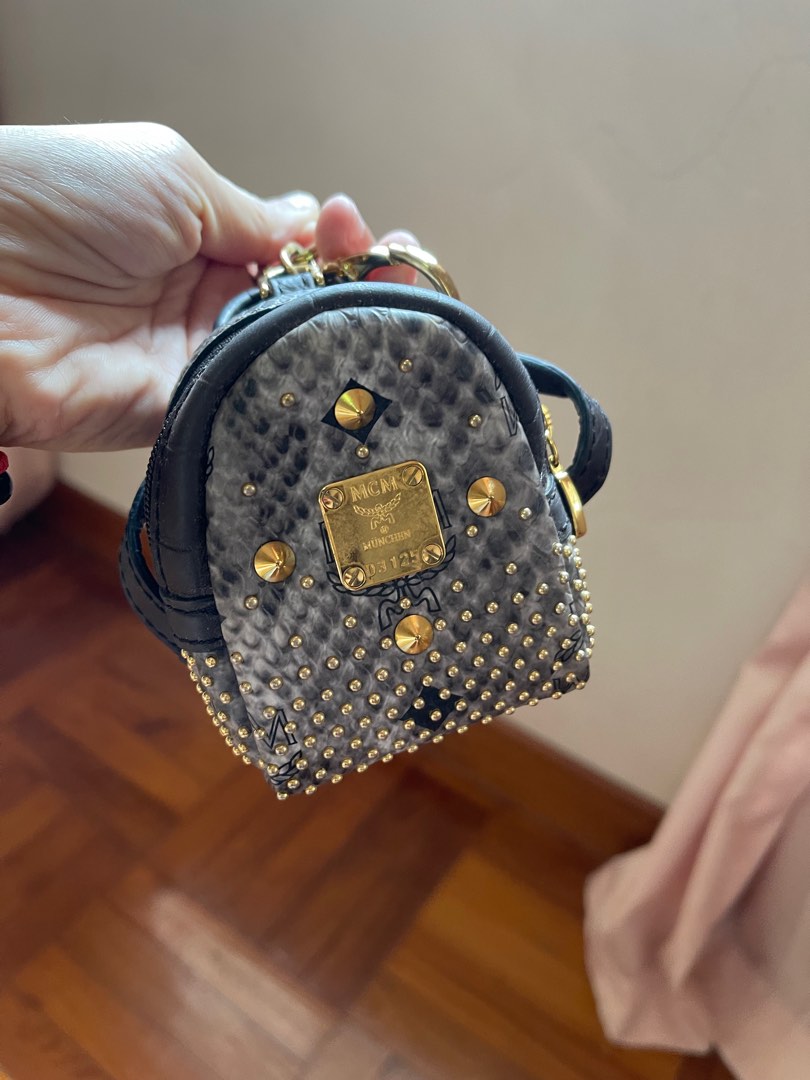 100 Authentic MCM Pouch Keychain Women s Fashion Bags Wallets