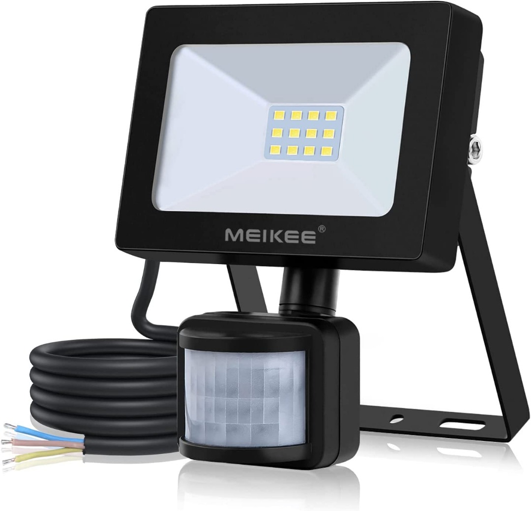 MEIKEE 30W LED-spot Met Bewegingssensor – 6500K – Waterdicht En Energiezuinig – Voor Binnen En Buiten
