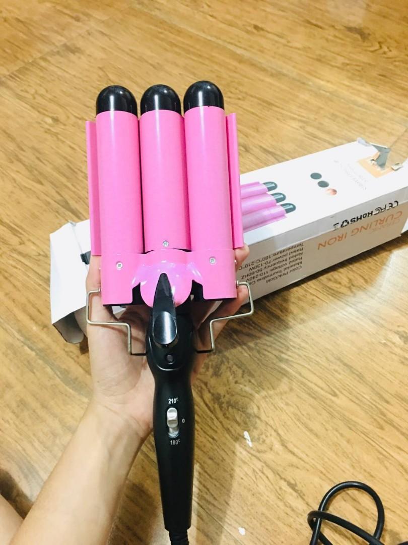 Mermaid Curler / Hair Crimper, Beauty & Personal Care, Hair on Carousell