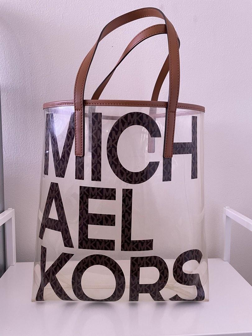 Woman's Handbags Michael Kors Camera Bag Olive & Clear Crossbody |  eBay