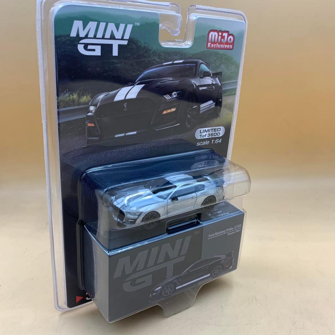 MINI GT 1/64 FORD MUSTANG SHELBY GT500 SHADOW BLACK / MIJO HOBBY EXCLUSIVE  / *FREE USA SHIPPING