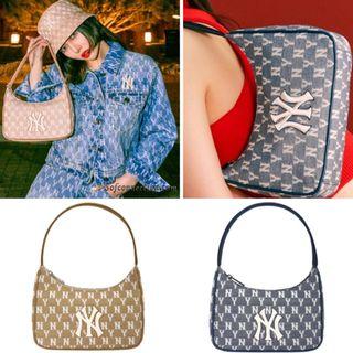 100% authentic MLB Korea  Monogram Casual Style Canvas Faux Fur Street  Style Logo Jacob hobo bag, Women's Fashion, Bags & Wallets, Shoulder Bags  on Carousell