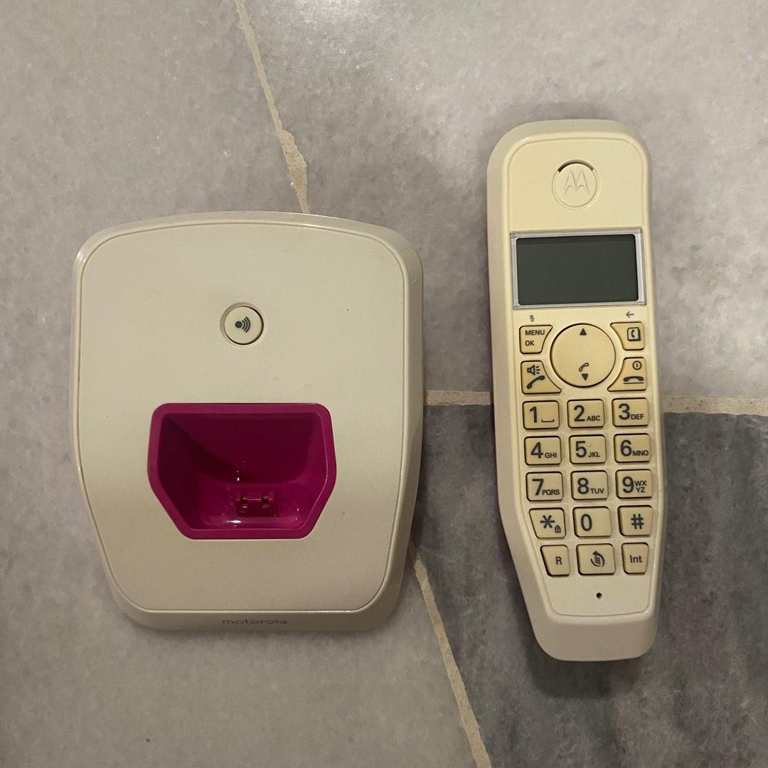 Motorola STARTAC S1201 Wireless Landline Phone Pink