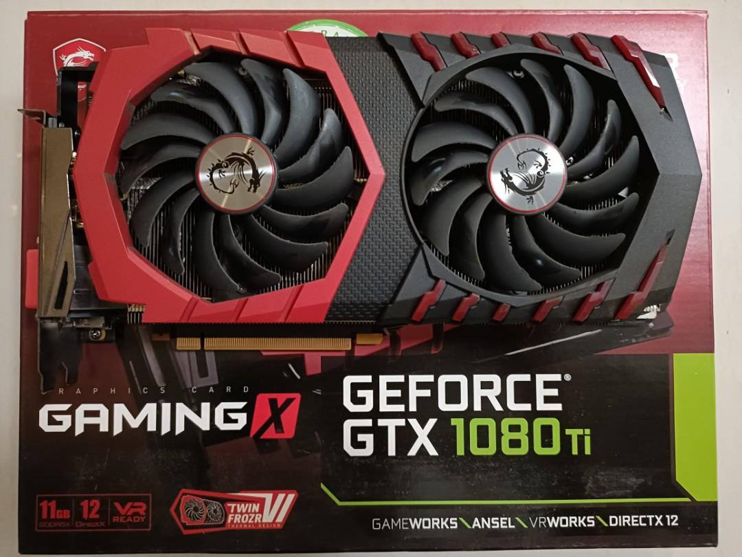MSI Gaming X GEFORCE 1080Ti 11GB, Computers & Tech, Parts & Accessories ...