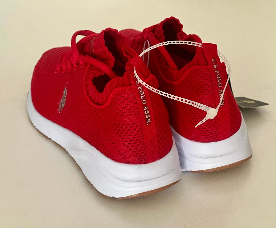All red polo hot sale shoes