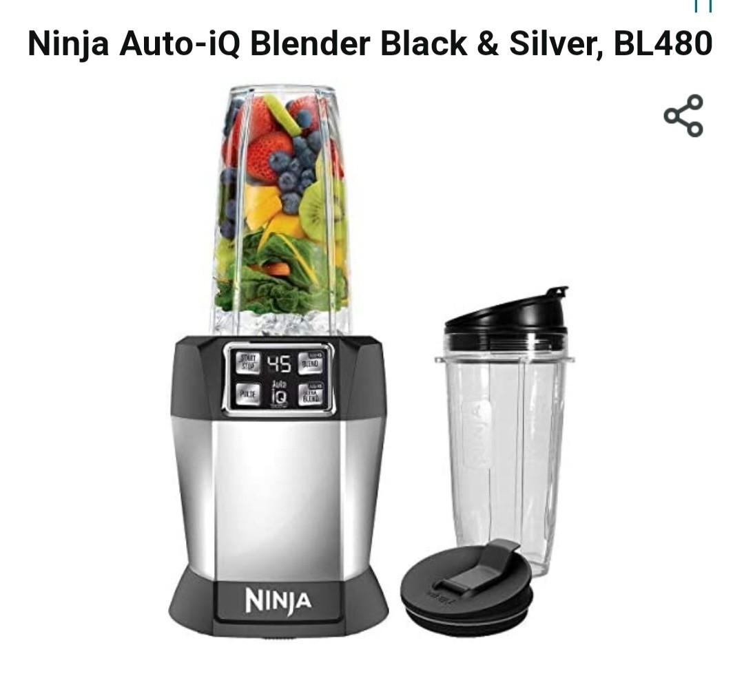 Ninja Auto iQ Blender BL480, TV & Home Appliances, Kitchen Appliances