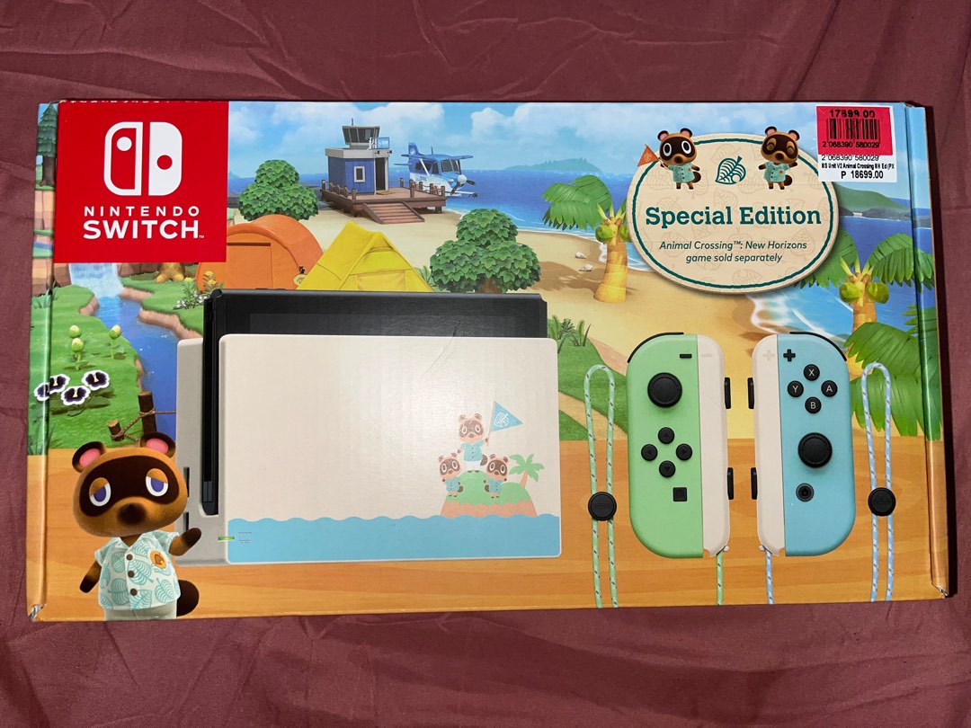 Nintendo Switch V2 Animal Crossing, Video Gaming, Video Game Consoles ...