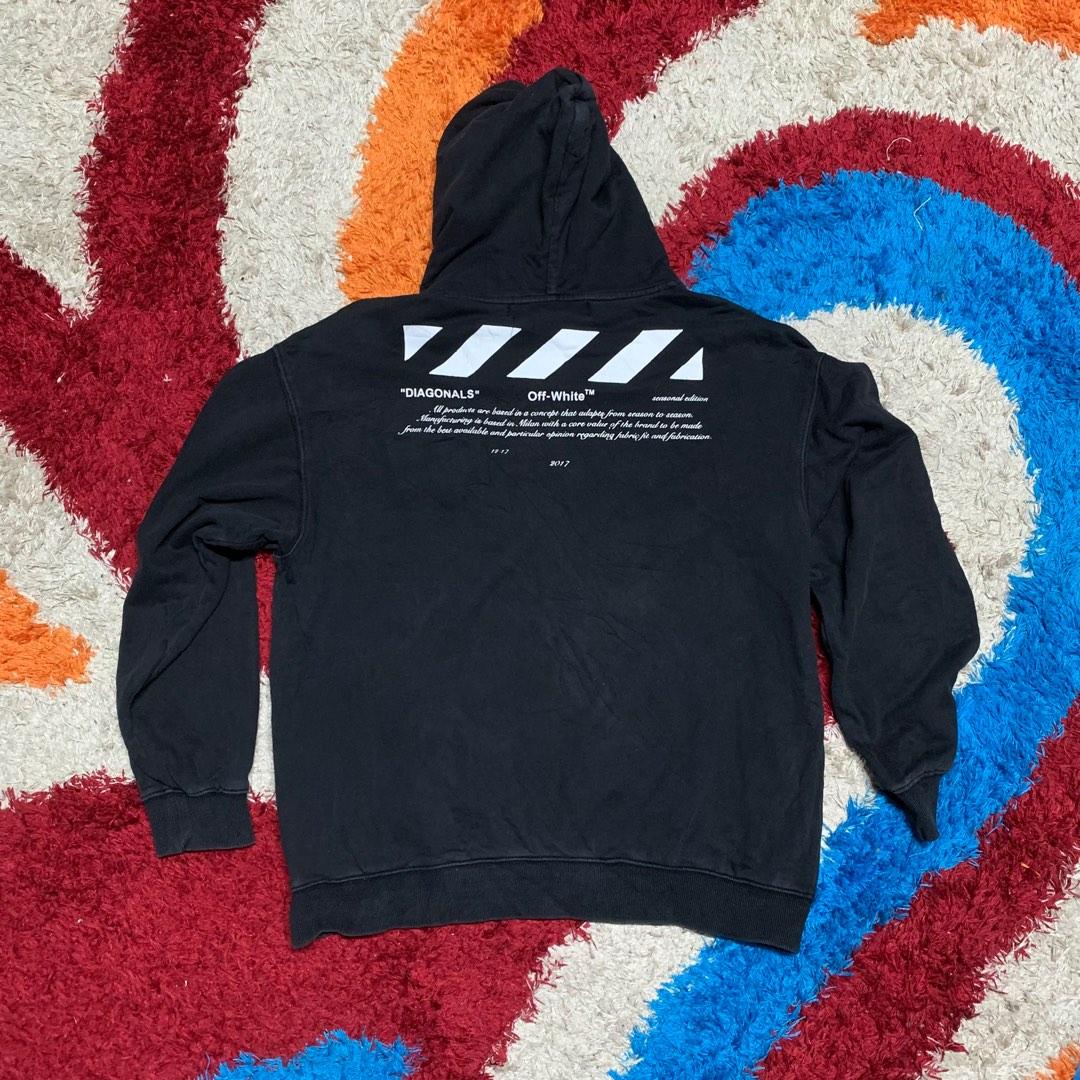Off white hoodie 2017 hotsell