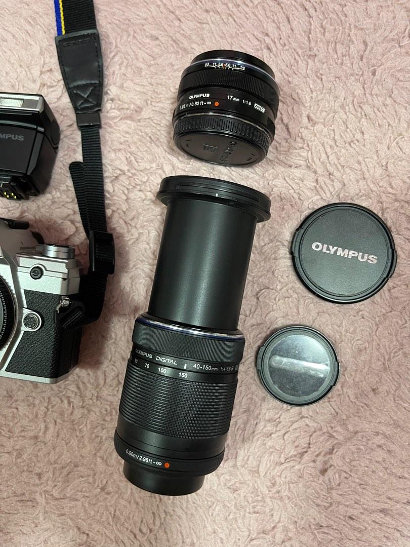 Olympus OMD EM5 Mark III with M.Zuiko 40150mm F45.6 lens and 17mm F1