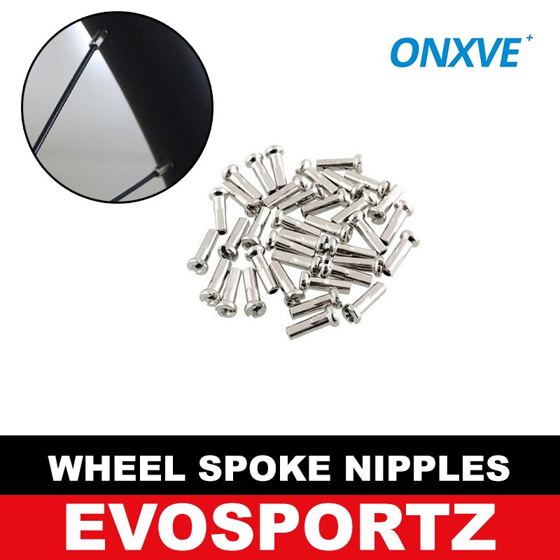 ONXVE Wheel Spoke Nipples Bicycle 14G Spoke Nipple, Sports Equipment