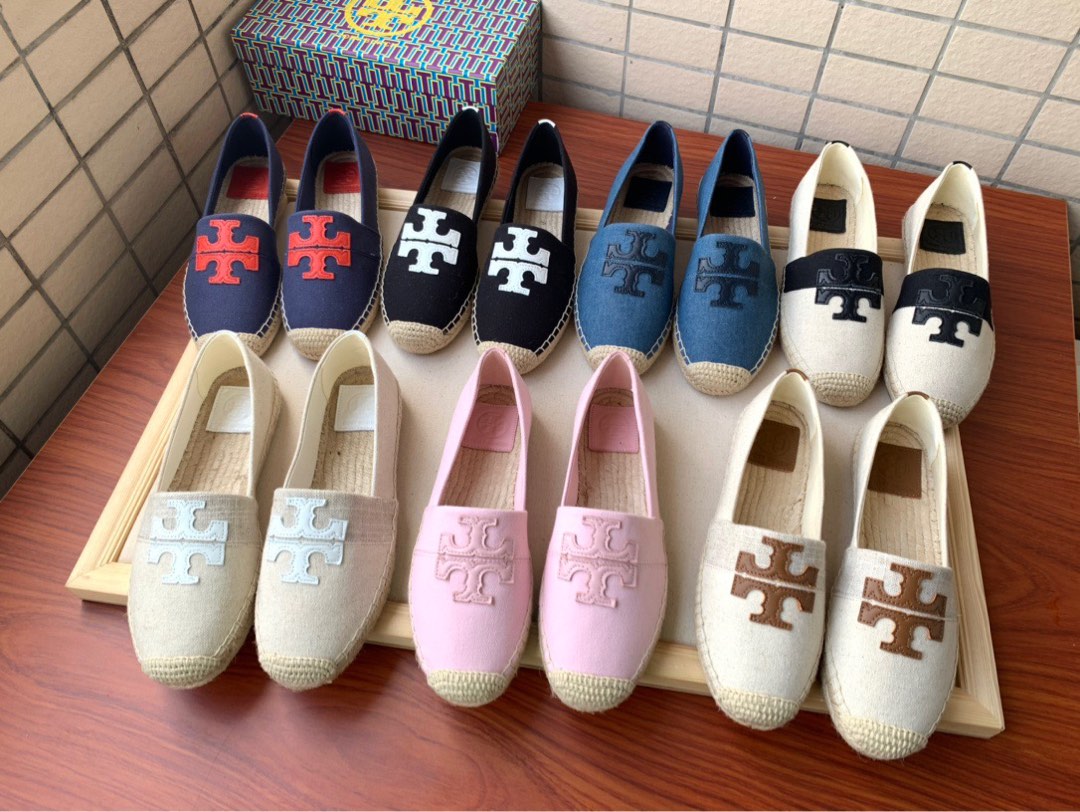 Original coach espadrilles shoes Tory Burch mcgraw canvas