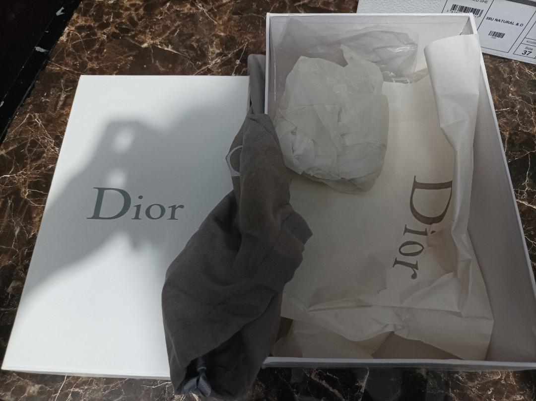 Original Dior shoe box with dustbag, Luxury, Bags & Wallets on Carousell