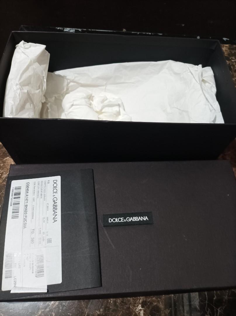 dolce and gabbana shoe box