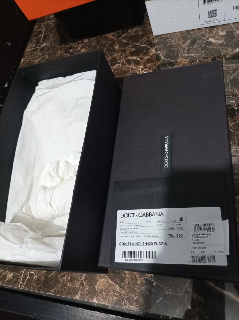 dolce and gabbana shoe box