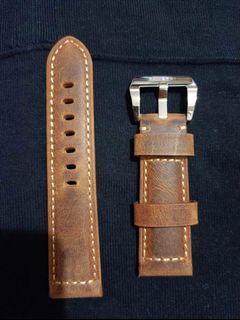 HANDMADE Panerai Leather Strap Replacement24mm/ 256mm💯Cash on del.