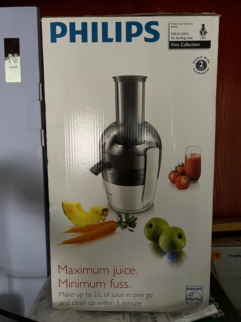 Philips Juicer Viva Collection HR1855/31, TV & Home Appliances, Kitchen