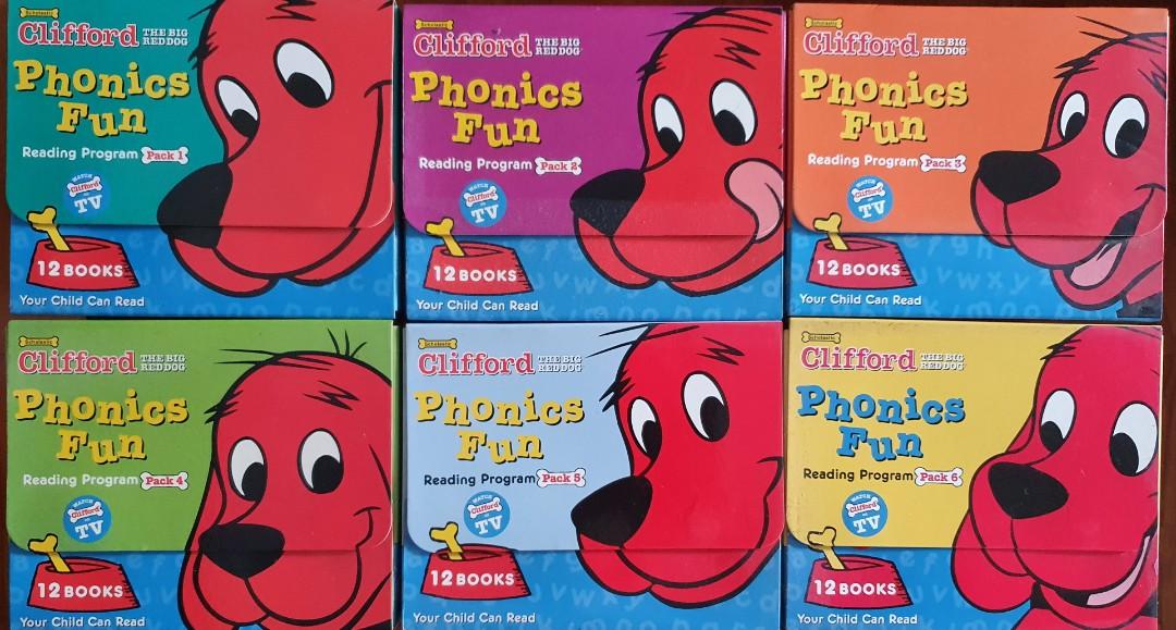 Grolier Phonics books (set of 6 packs x 12 books per pack), Hobbies