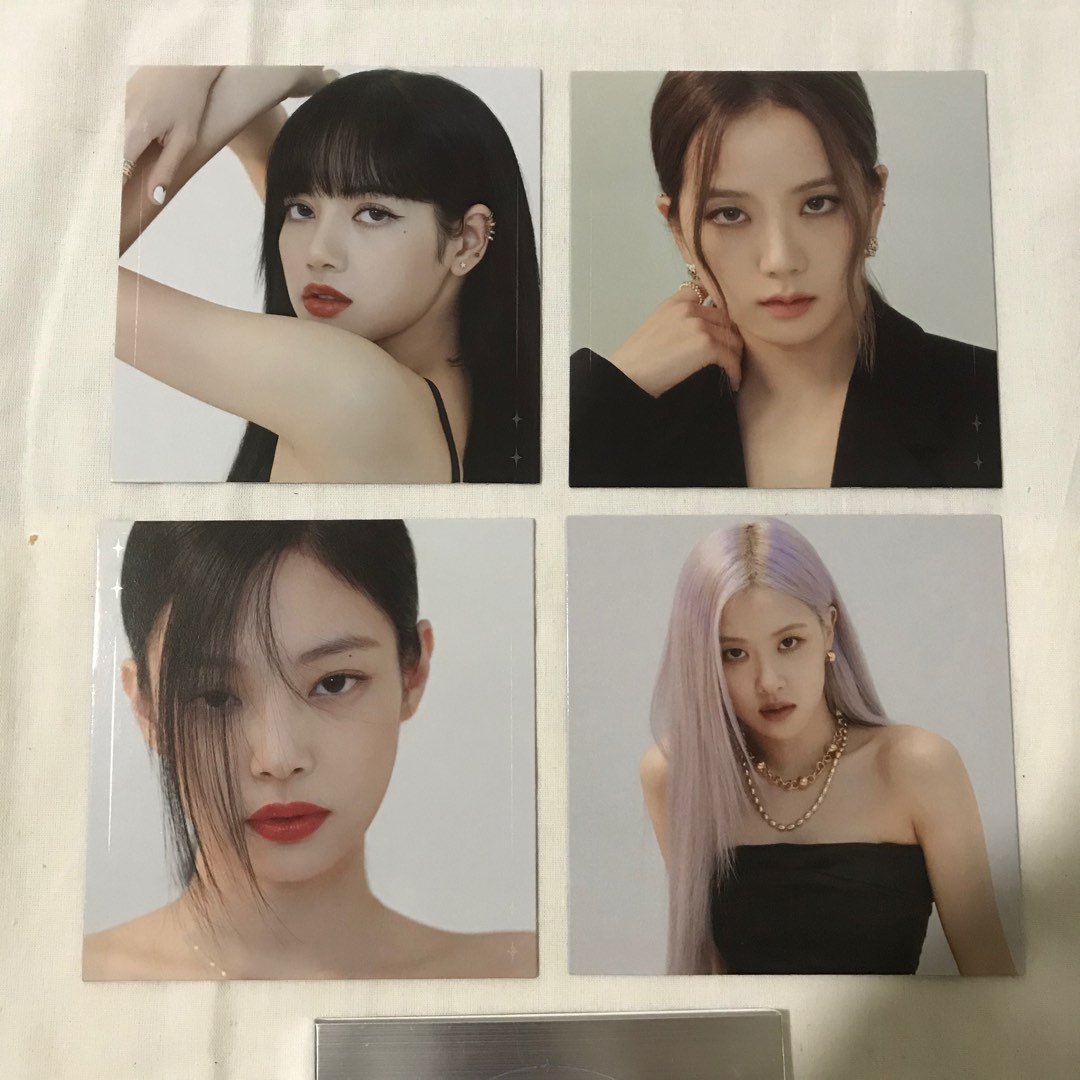 Blackpink Square Up Jisoo Photocard Photocard Blackpink