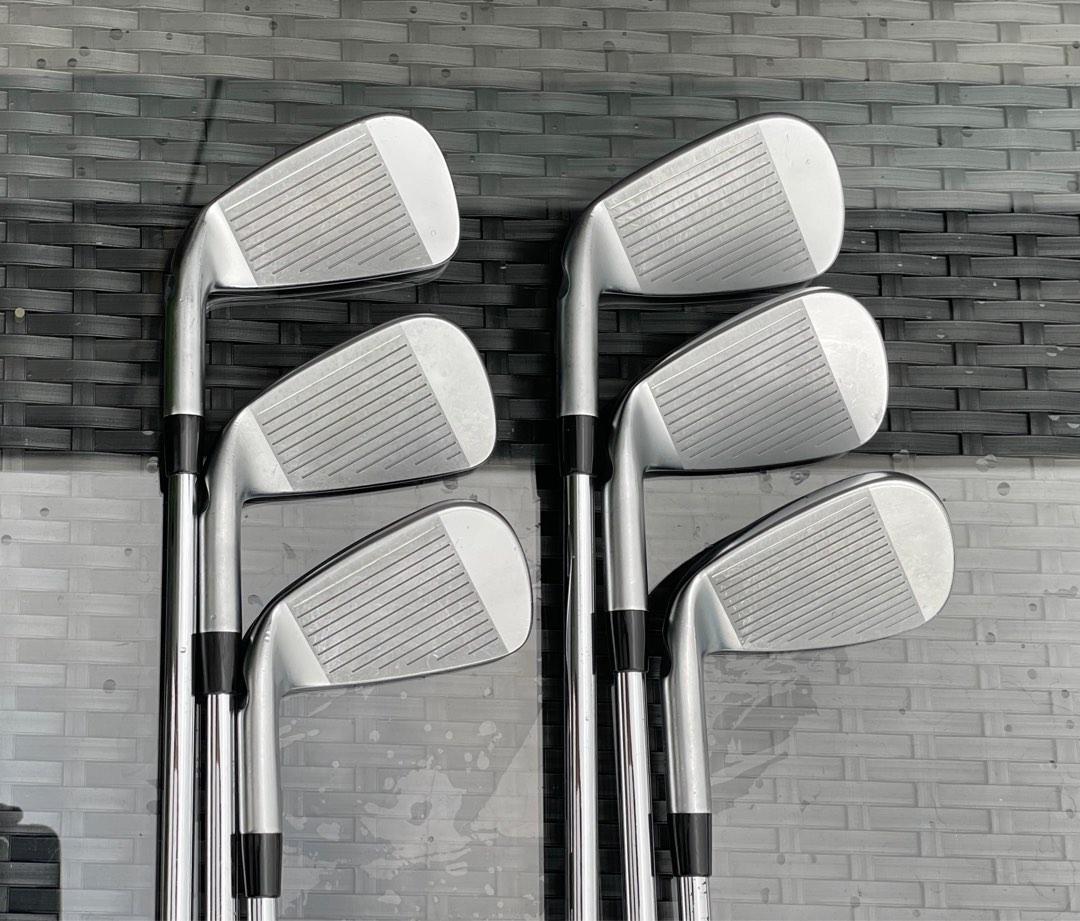 Set De Fers De Golf Ping I210 5-PW, U - Green Dot (2-2.25° Droit) - Manche NS Pro-850GH Regular - Occasion