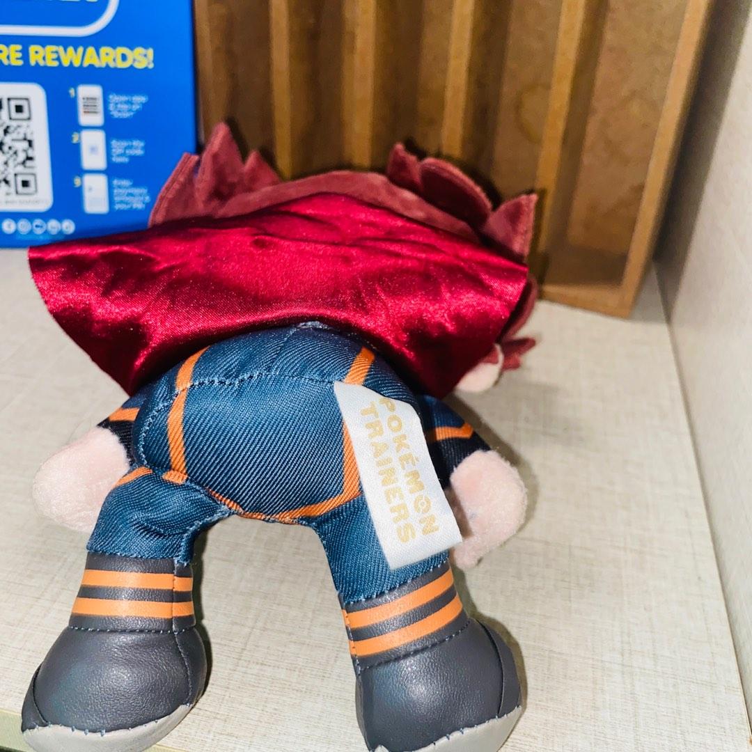 Pokemon trainer red plush sales