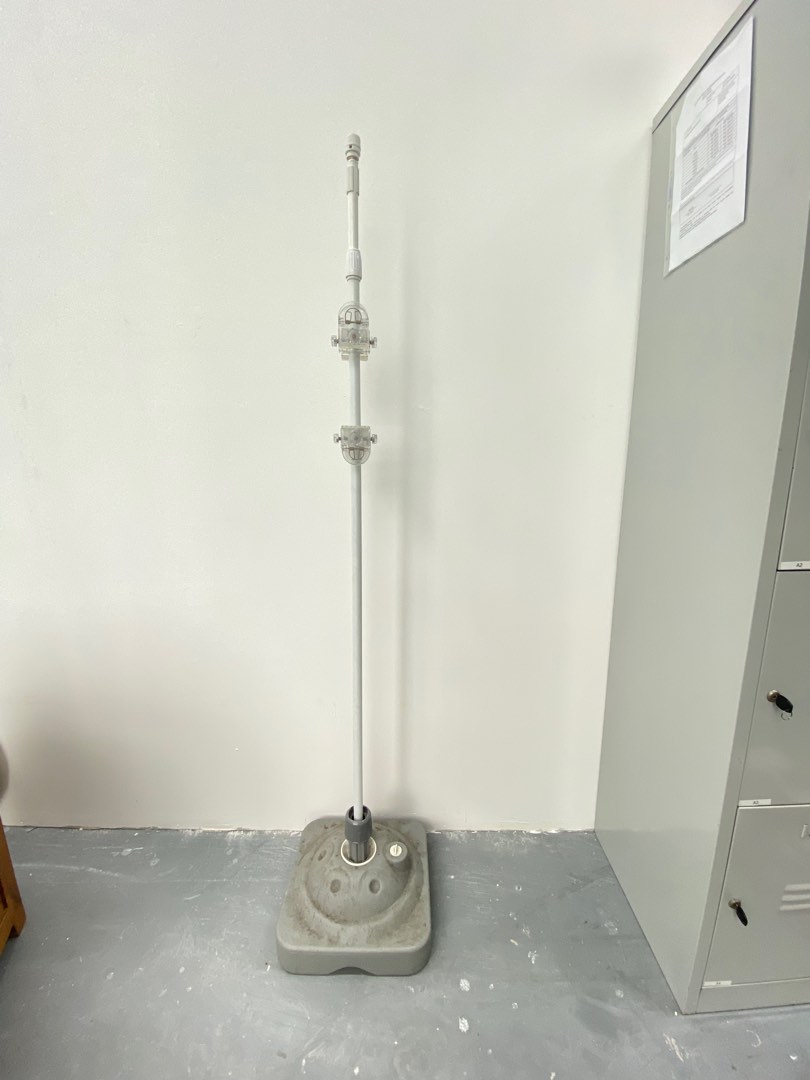 Poster Stand Clip Pole Water Base, Everything Else on Carousell