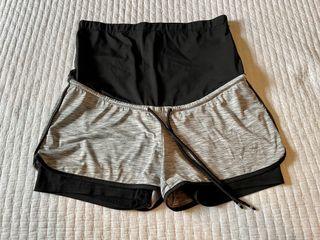 Preloved Maternity Workout Shorts and 3/4 Leggings