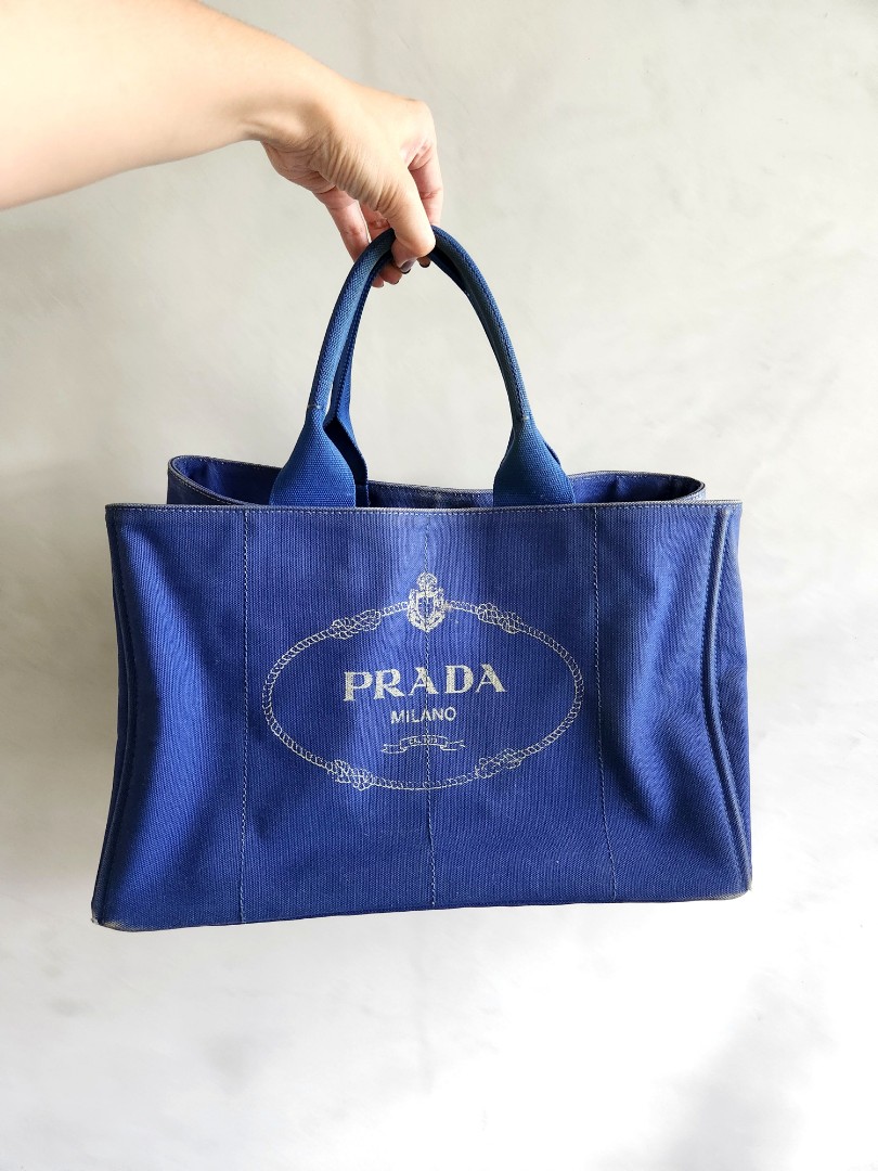 Preloved Prada Tote bag, Luxury, Bags & Wallets on Carousell