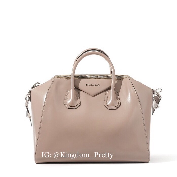 Preorder Givenchy Antigona Smooth Leather Apricot Medium Size Tote, Luxury, Bags & Wallets on