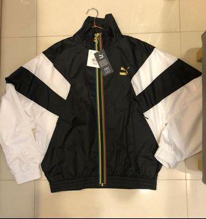 PUMA TFS Worldhood 立領 防風夾克 XS 黑白