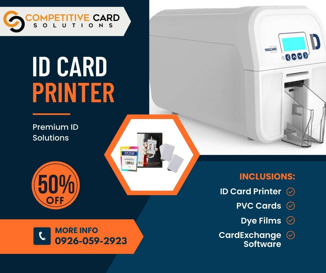 PVC ID CARD PRINTER DUAL SIDED SALE! SALE! SALE!, Computers & Tech
