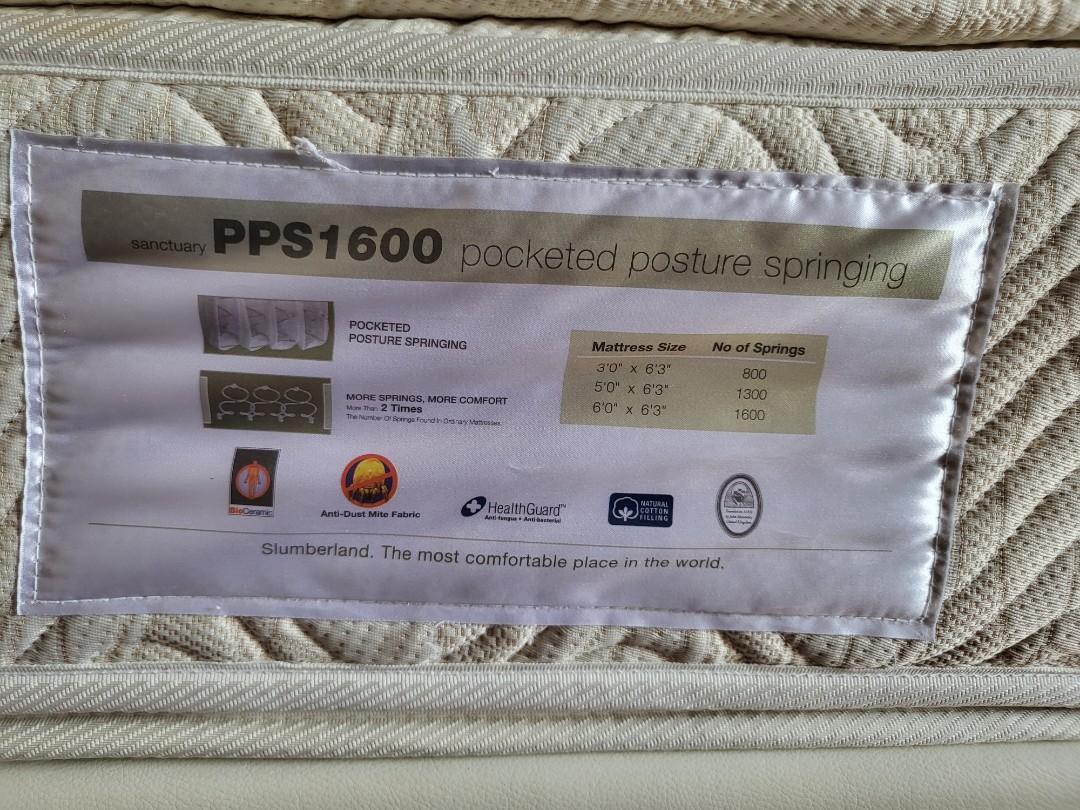 Slumberland brand Queensized mattress, Furniture & Home Living