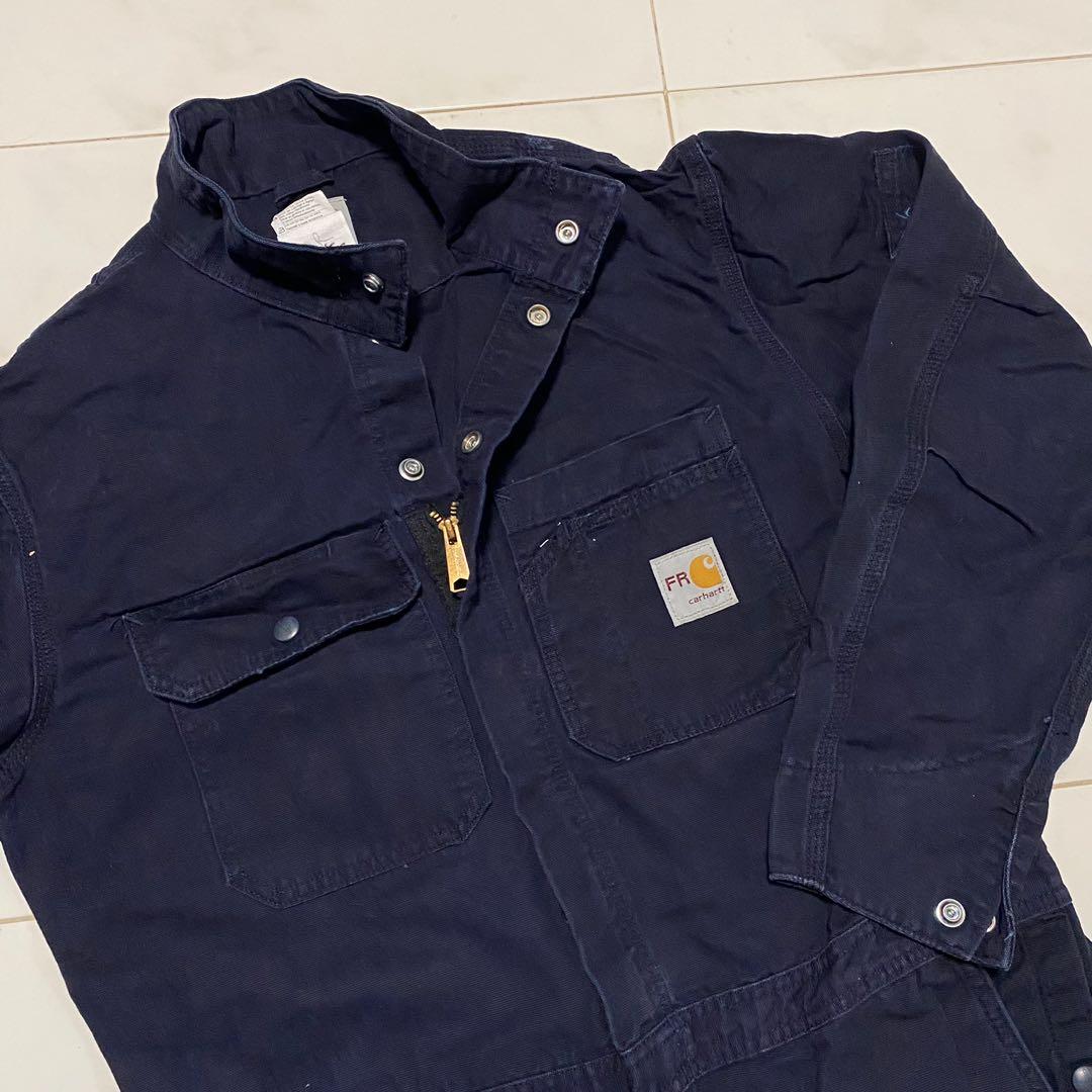 Rare Carhartt Coveralls in Navy, Men's Fashion, Coats, Jackets and