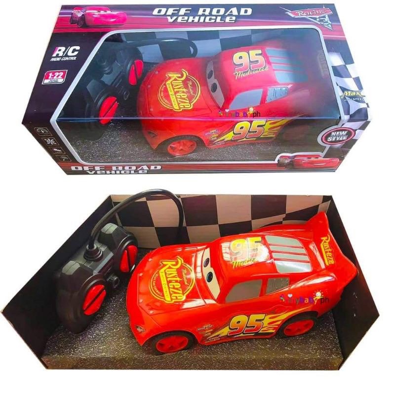 R/C Cars Lightning McQueen Remote Control, Hobbies & Toys, Toys & Games on  Carousell