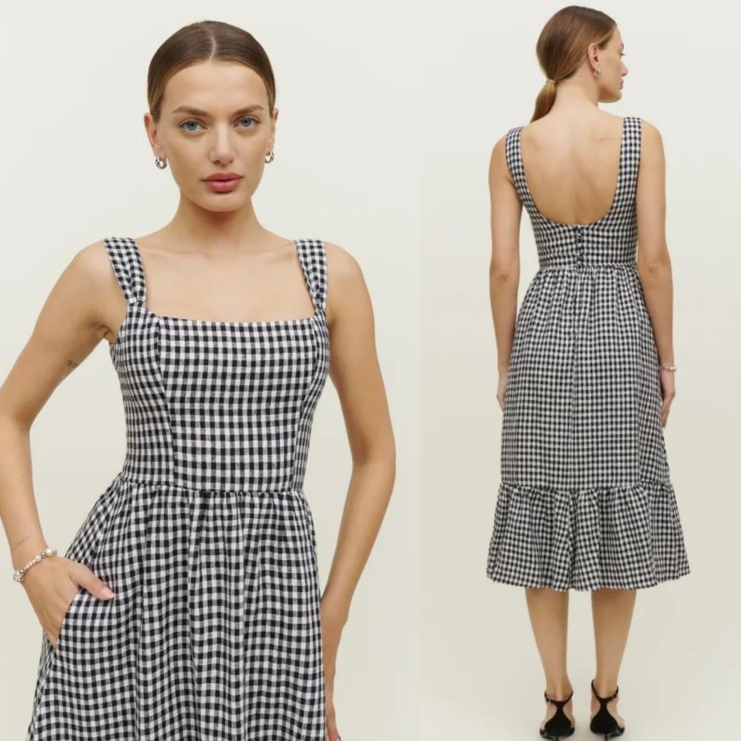 reformation bucatini linen midi dress Reformation Bucatini Linen Dress Review: Take Summer Style to New Heights