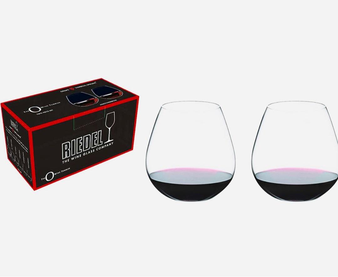 Riedel Stemless Wine Glasses, Furniture & Home Living, Kitchenware