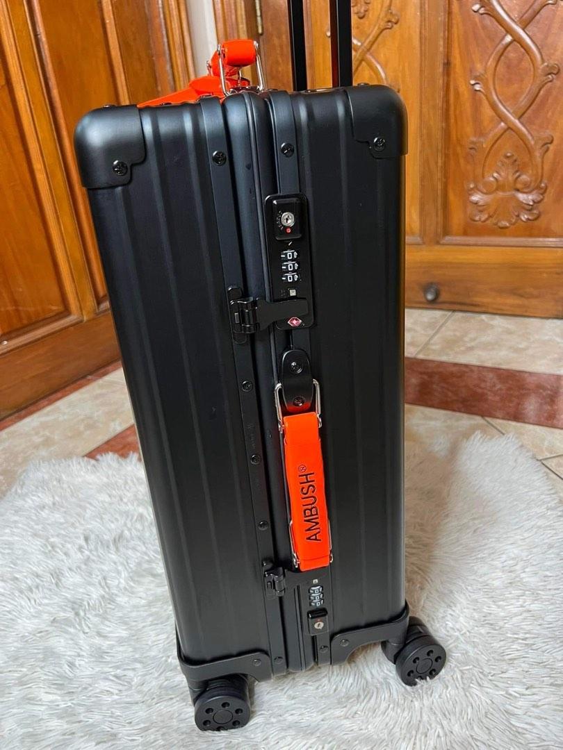 Rimowa Topas x Ambush limited Aluminum Luggage Luxury Bags