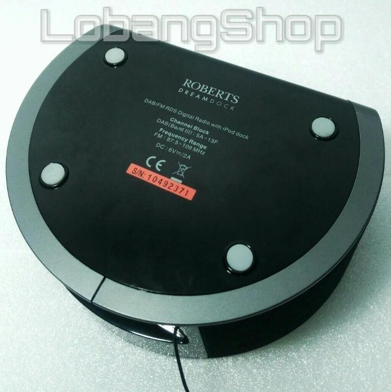 Roberts DREAMDOCK DAB / Digital FM RDS Digital Stereo Clock Radio with