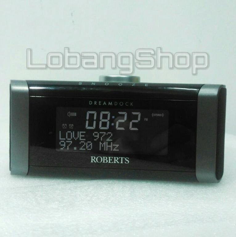 Roberts DREAMDOCK DAB / Digital FM RDS Digital Stereo Clock Radio with