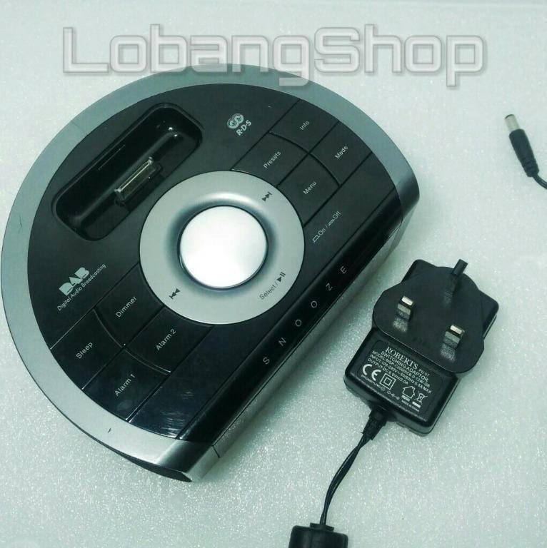 Roberts DREAMDOCK DAB / Digital FM RDS Digital Stereo Clock Radio with
