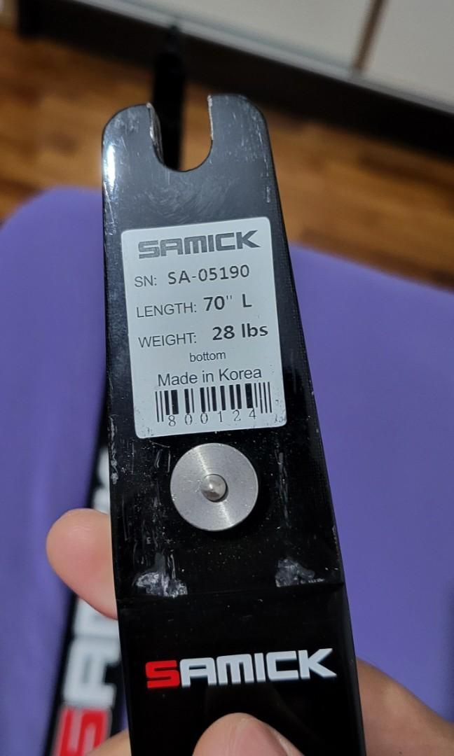 Samick ideal limbs 28lbs 70", Sports Equipment, Other Sports Equipment